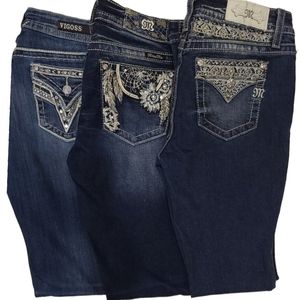 🎀 MISS ME BOOT CUT JEANS SIZE (29)🎀
